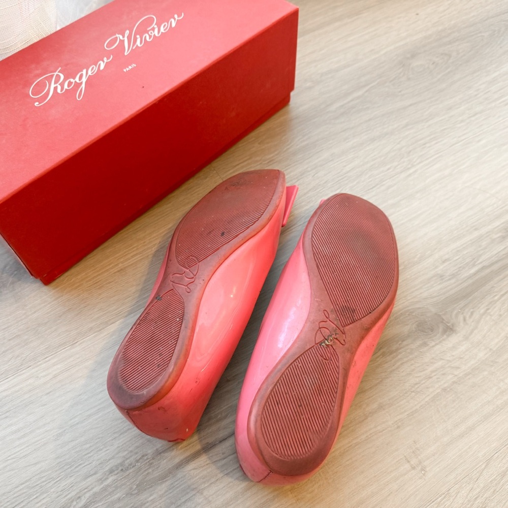 Authentic Roger Vivier Pink Gommette Flats - Picture 6 of 9